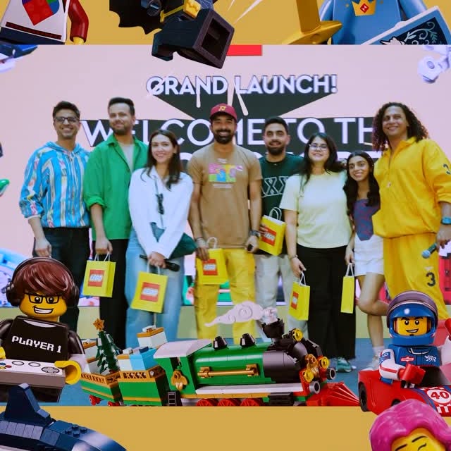 Instagram post by @mojorojo for LEGO. Caption reads: What happens when India’s favourite content....