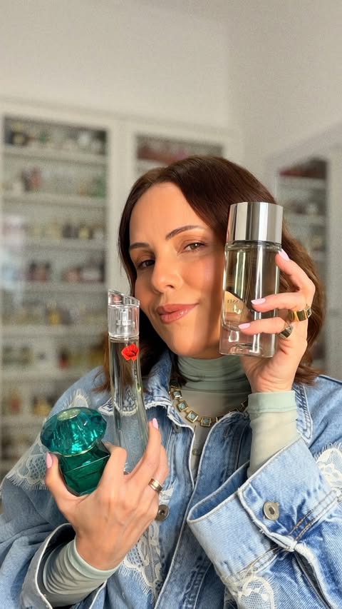 Instagram post by @chriscastro for Versace. Caption reads: [...] La Recolte Parisien @kenzoparfums 3. Versace....