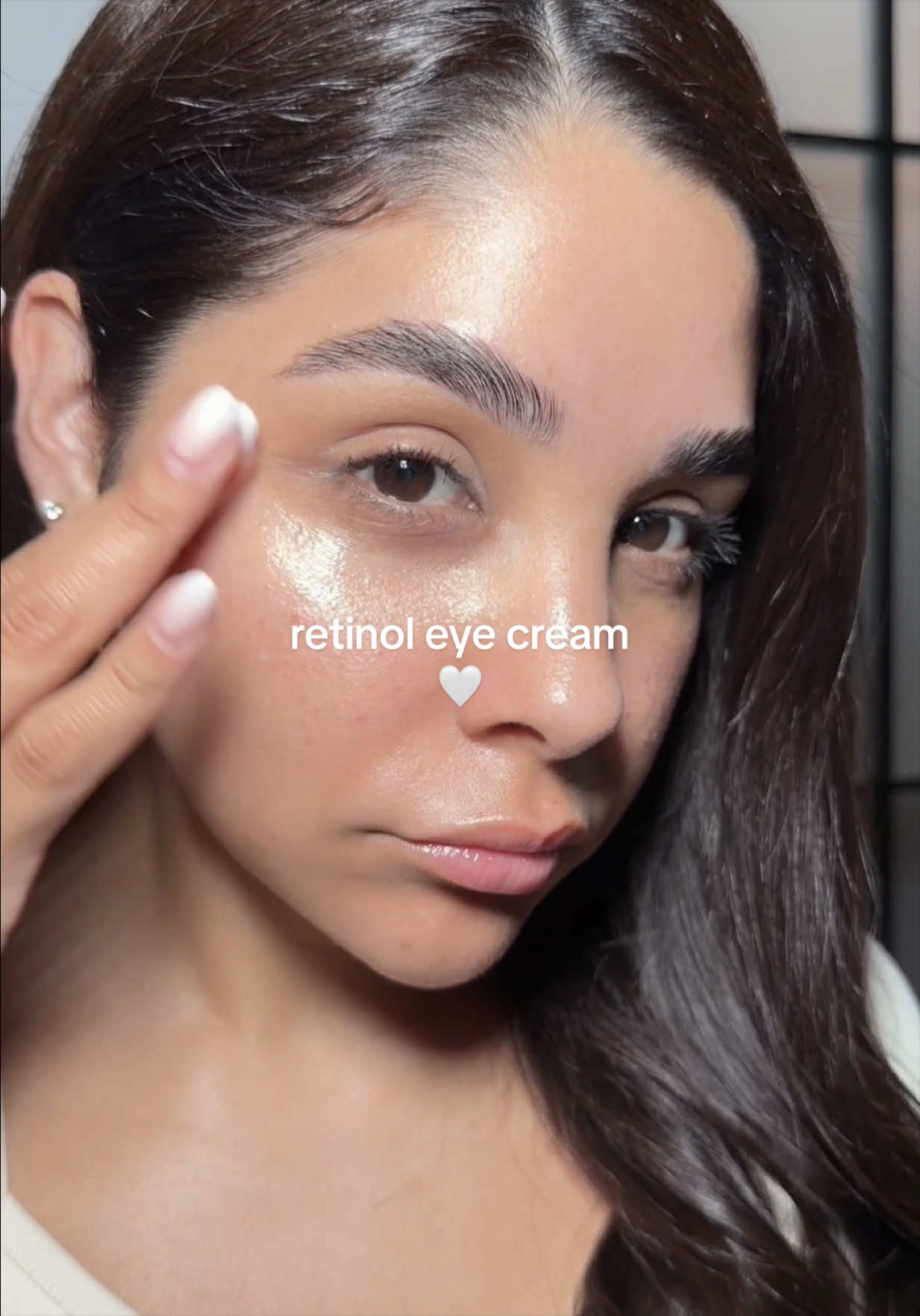 TikTok post by @angelaxrenee for Elizabeth Arden. Caption reads: [...] Eye Cream that ✔️ all the boxes ✨✨....