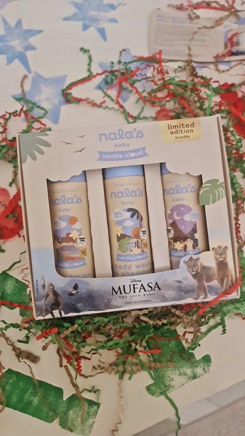 Instagram post by @made_by.emaan for Nala’s Baby. Caption reads: [...] the new film, Mufasa: The Lion King,....