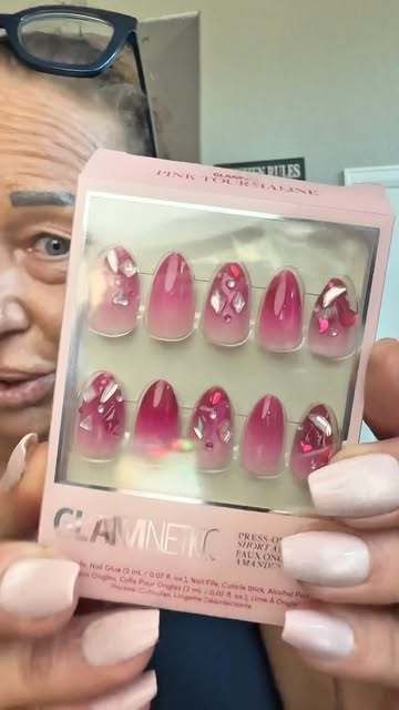 Instagram post by @just_janci for Glamnetic. Caption reads: @glamnetic why are we not getting salon quality at....