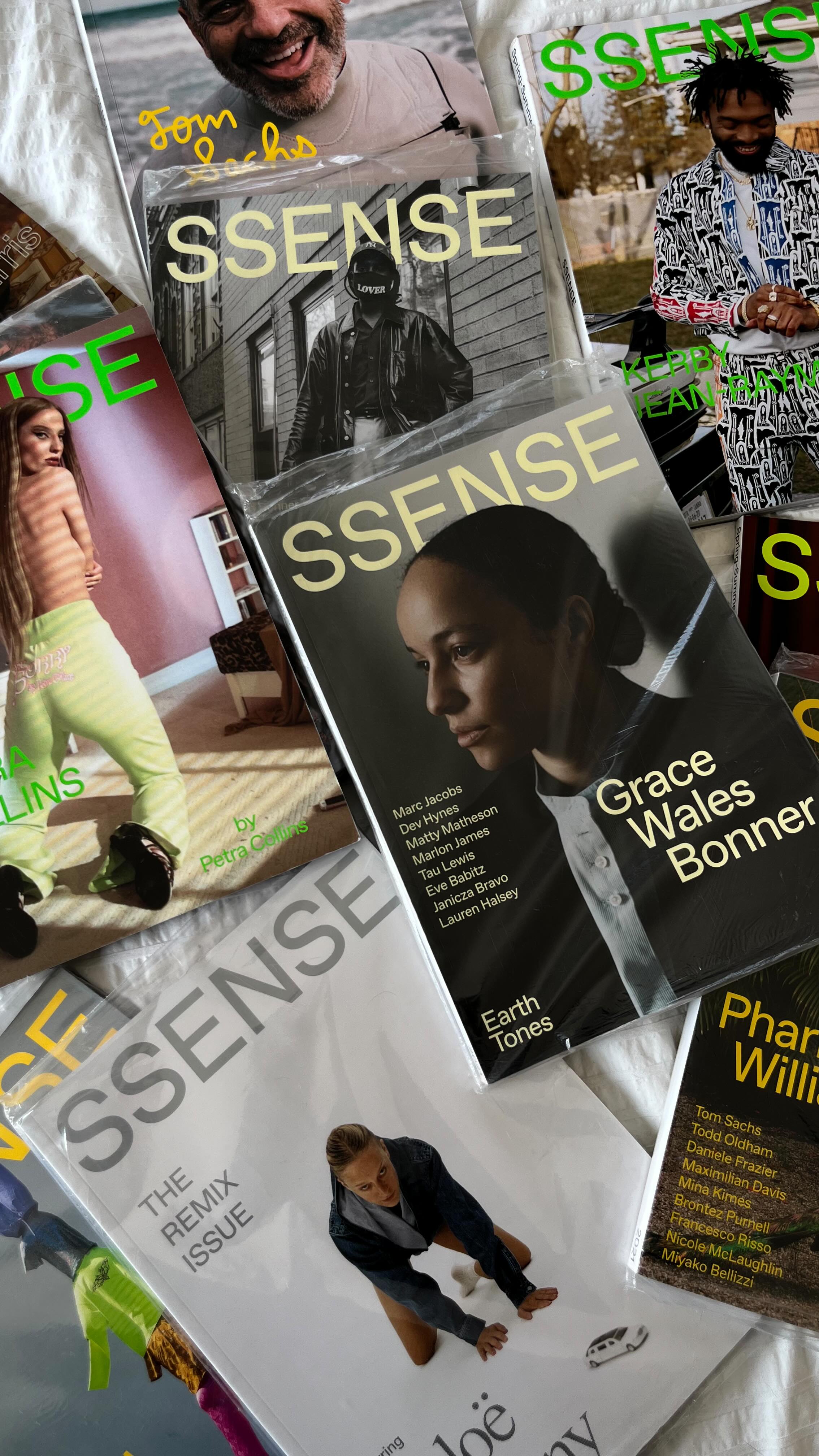 Instagram post by @ashantea for SSENSE. Caption reads: 📚.