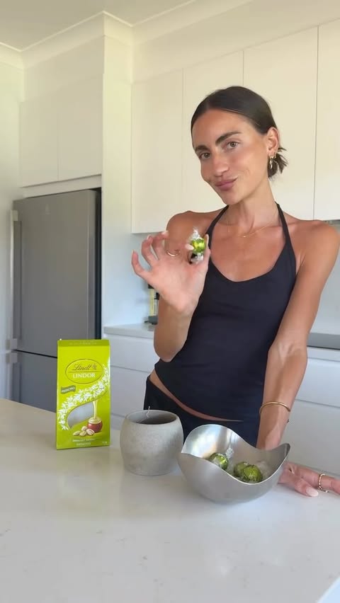 Instagram post by @coconutandbliss for Lindt. Caption reads: My kind of me time with @lindt_au - a moment of....