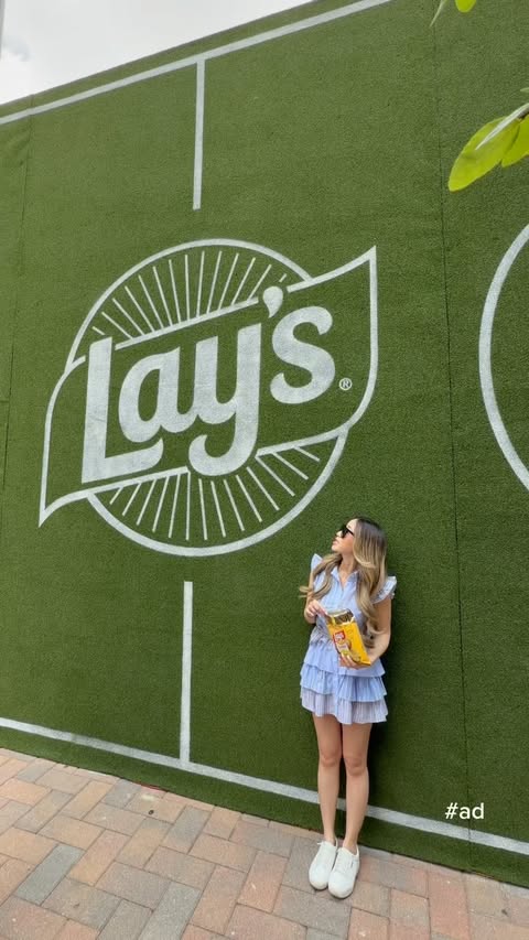 Instagram post by @trishale for 7-ELEVEN. Caption reads: The @7eleven x @lays takeover in Arlington has....