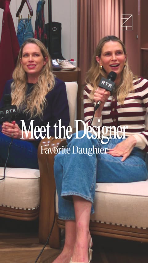 Instagram post by @favorite.daughter for Rent the Runway. Caption reads: What's the secret to @favorite.daughter's success....