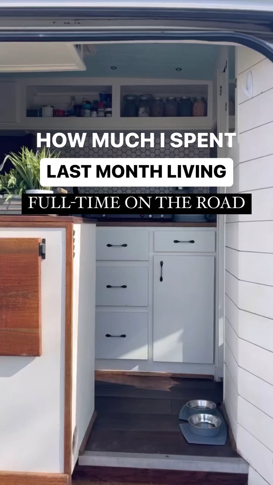 Instagram post by @divineontheroad for Visible. Caption reads: This is how much I spent last month! Some of these....