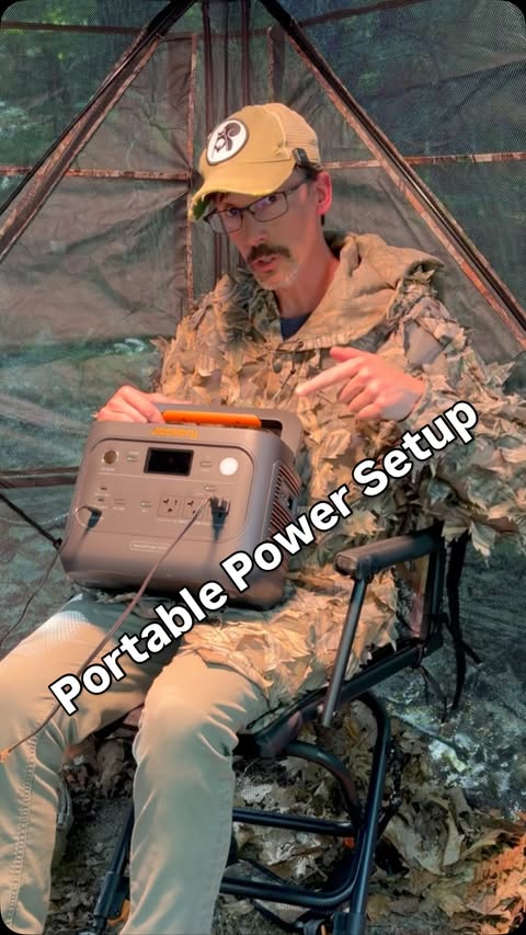Instagram post by @prepperpress for Jackery. Caption reads: [...] for electricity, so I power it with the....