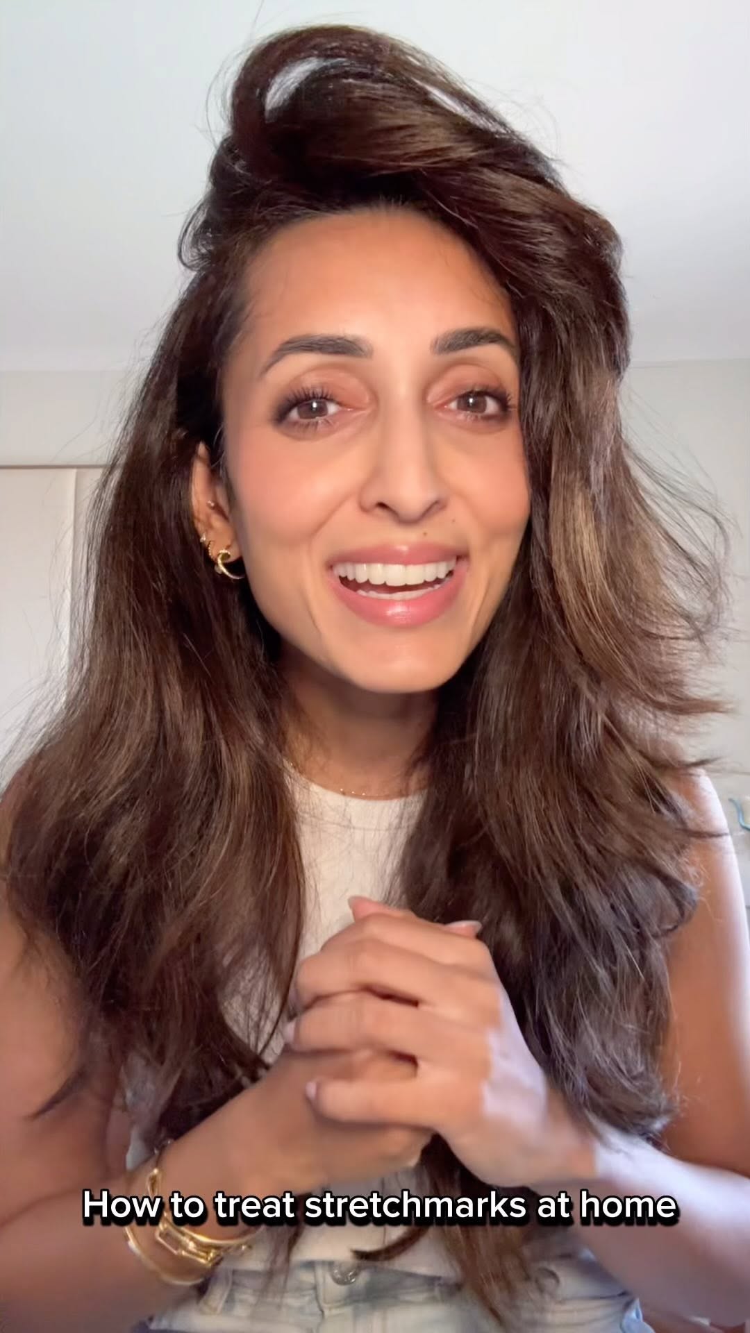 Instagram post by @drpyal for StriVectin. Caption reads: AD - Stretch marks are part of our skin’s story,....