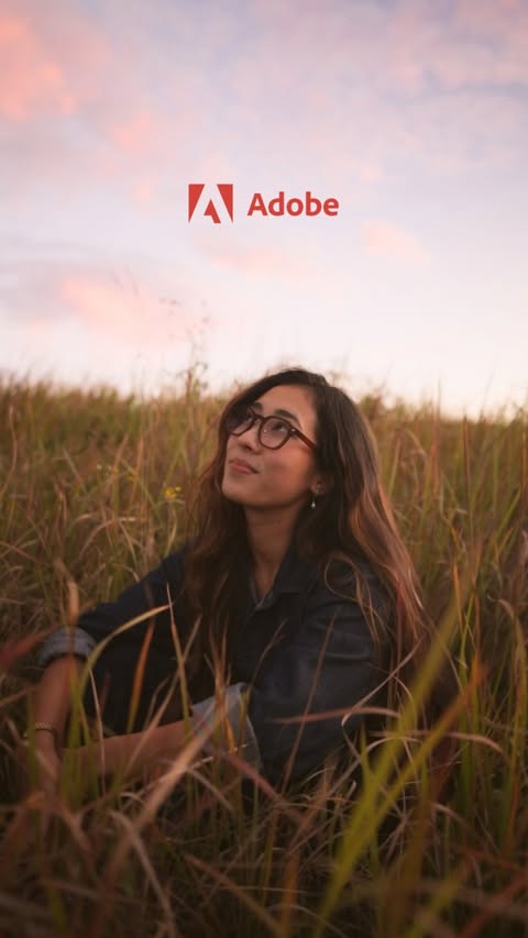 Instagram post by @joselyn.hana for Adobe Video & Motion. Caption reads: There is something so radical about being able to....