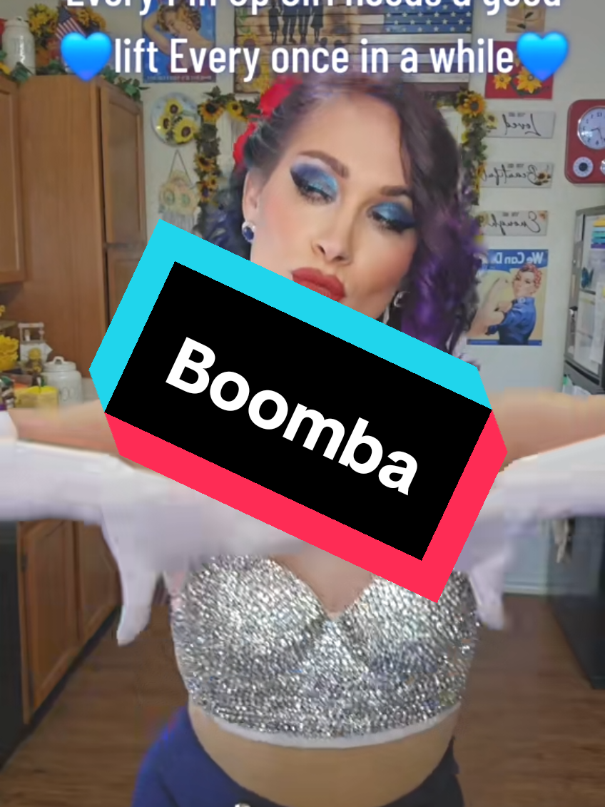 TikTok post by @_hopefor22aday_ for Boomba. Caption reads: [...] ✨️ 💛 #pinup #fyp #viral #trending....