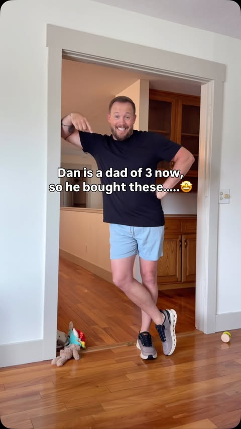Instagram post by @wearedanandsam for SKECHERS. Caption reads: Dad life just got easier thanks to @skechers Hands....
