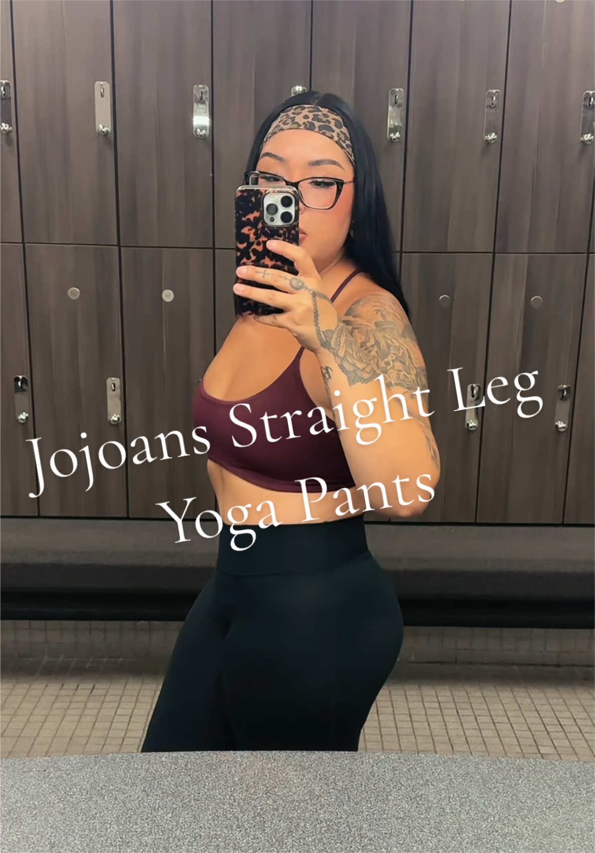 TikTok post by @michyyrodriguezz for Jojoans. Caption reads: @JOJOANS #jojoans #yogapants #leggings [...].