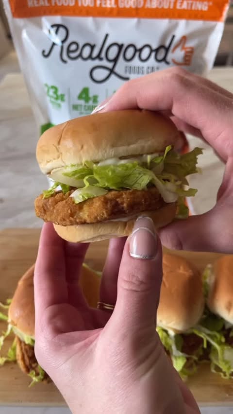 Instagram post by @ketomealrecipe for Real Good Foods Co.. Caption reads: ✨KETO McCHICKEN HACK✨details below👇🏼 I’m not....