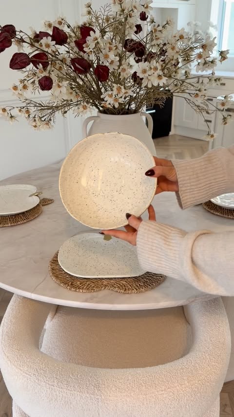 Instagram post by @emilymay_interior for The Range. Caption reads: I found the loveliest Autumn bits in @therangeuk....