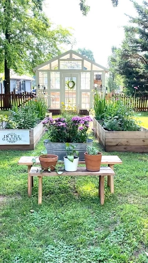 Instagram post by @sparrowhomedesign for American Farmhouse Style. Caption reads: These nesting tables from @atwestend are amazing....