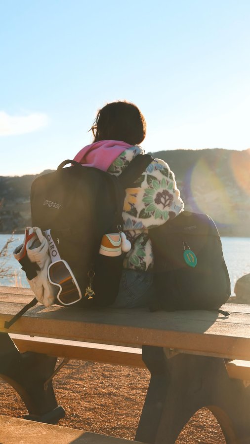 Instagram post by @skzzolo for JanSport. Caption reads: Am I getting good at under packing or do I just....