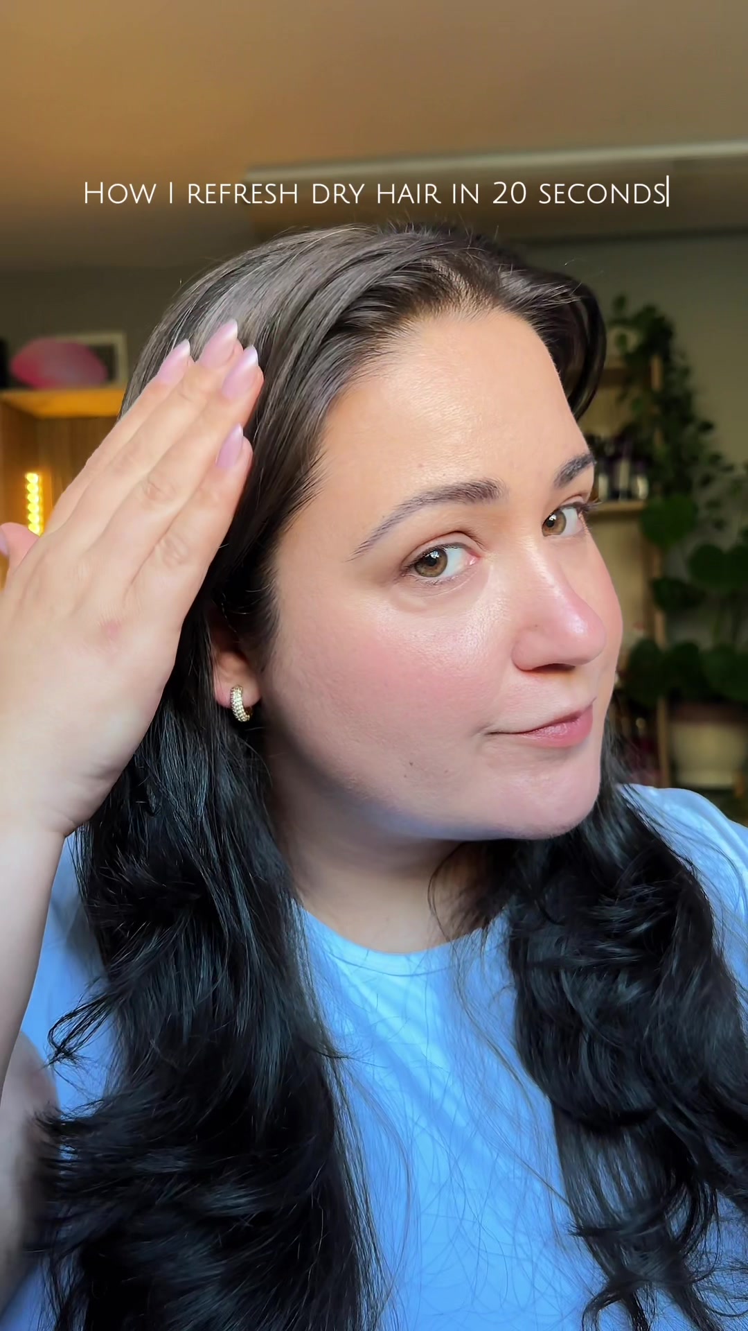 TikTok post by @analouab for Blake Brown. Caption reads: [...] #creatorsearchinsights #hairhacks @Blake....
