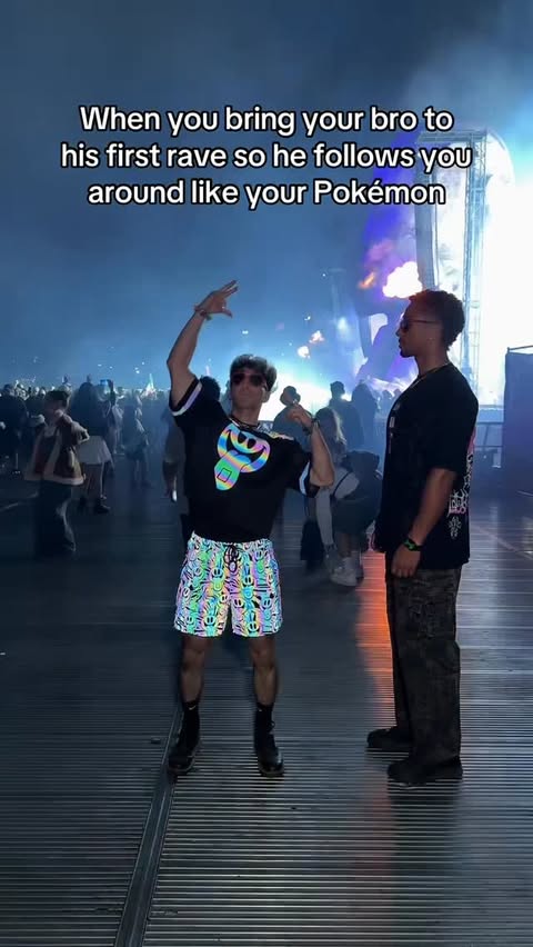 Instagram post by @devinlarscheid for iHeartRaves. Caption reads: [...] @nickshort__ • Be sure to check out....