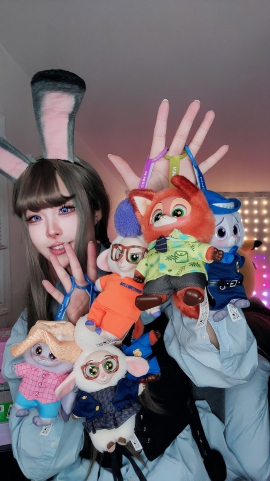 Instagram post by @shinnabuns for MINISO USA. Caption reads: the fact more people thought I was exploring being....