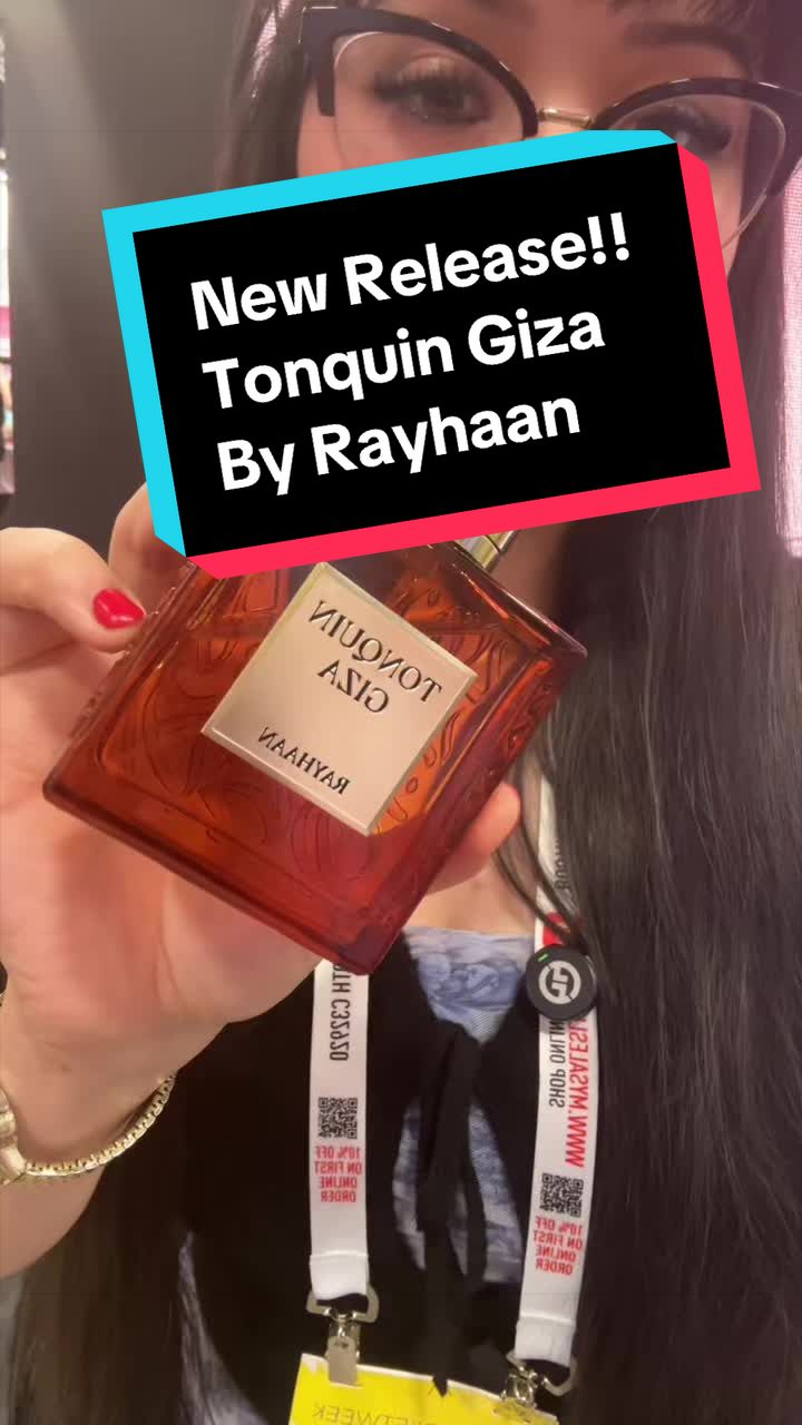TikTok post by @scentswithcass for Beauty House. Caption reads: [...] #tonquingiza #newfragrance @BeautyHouse US....