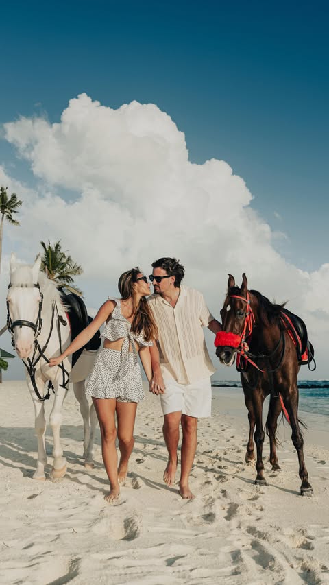 Instagram post by @maldivesinsider for Visit Maldives. Caption reads: This Valentine’s, run away together. Like an old....
