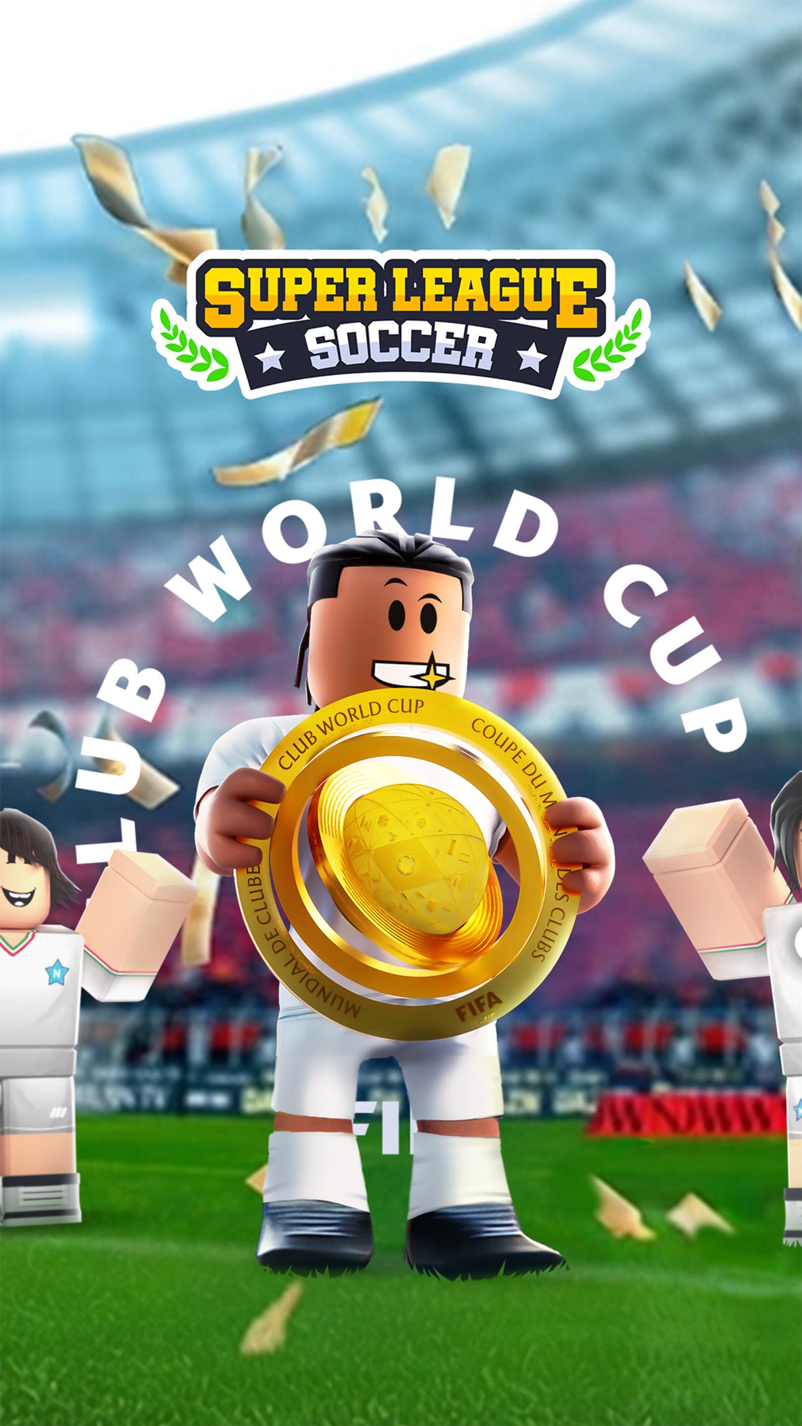 Instagram post by @fifaclubworldcup for Roblox. Caption reads: Suit up for the FIFA Club World Cup 2025 in Super....