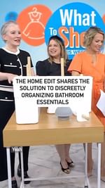 Instagram post by @cleashearer for The Home Edit. Caption reads: Sponsored by Walmart. Finally, a solution to....