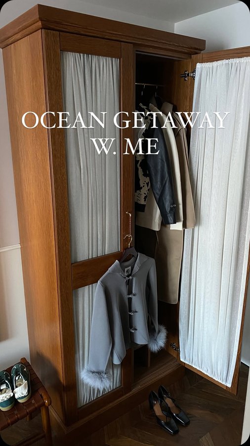 Instagram post by @mathildeaugustadam for Sleeper. Caption reads: Annonce | This weekend i enjoyed a stay at....