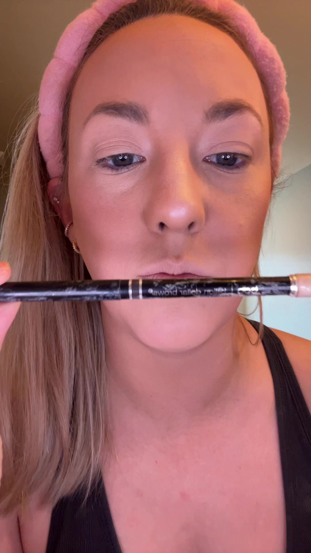 TikTok post by @hiimemily25 for Billion Dollar Beauty. Caption reads: @billiondollarbeauty this eyebrow duo is superior....