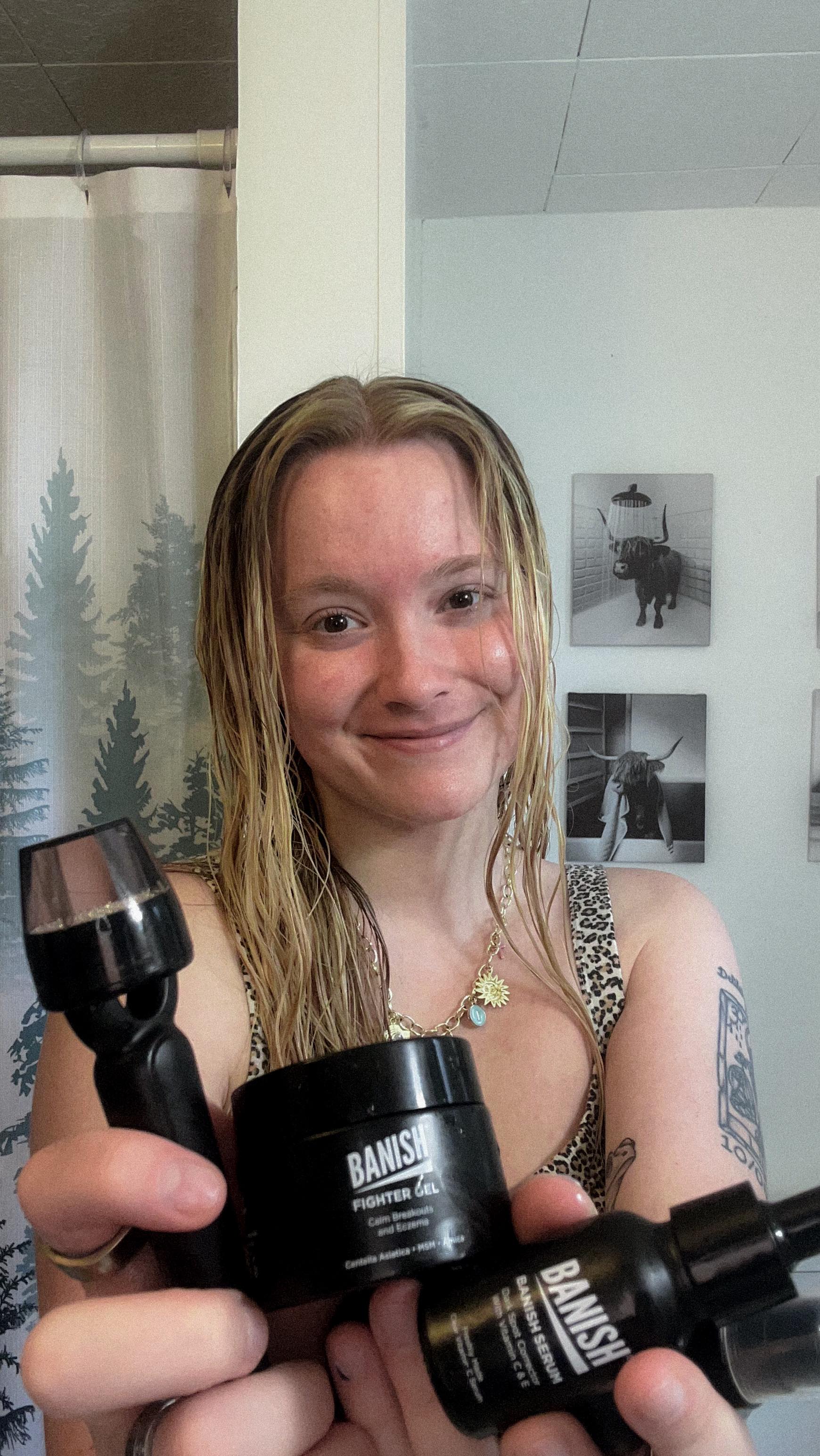 Instagram post by @indias_psoriasis for Banish. Caption reads: I’m so excited for fall and I definitely feel all....