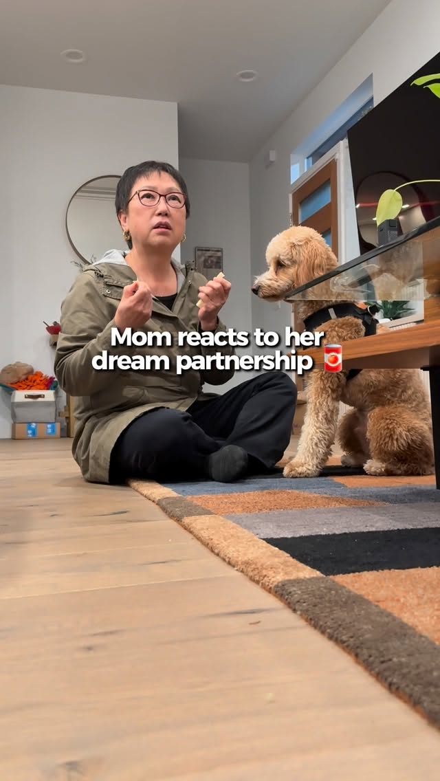 Instagram post by @thekoreanmama for Heinz. Caption reads: Mom thought I was pulling another prank but this....
