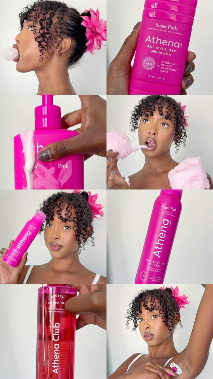 Instagram post by @subanbrn for Athena Club. Caption reads: [...] island orchid and mandarin 🌺 @athenaclub....