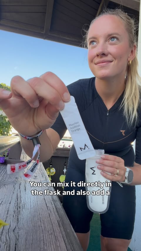 Instagram post by @healthywithkatie for MAURTEN. Caption reads: [...] was only possible because I fuelled! 💪....