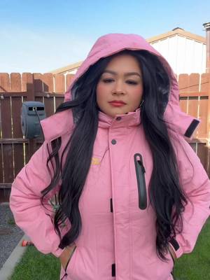 TikTok post by @sandracervantes93 for MAGCOMSEN. Caption reads: MAGCOMSEN Women's Waterproof Ski Jacket, [...].