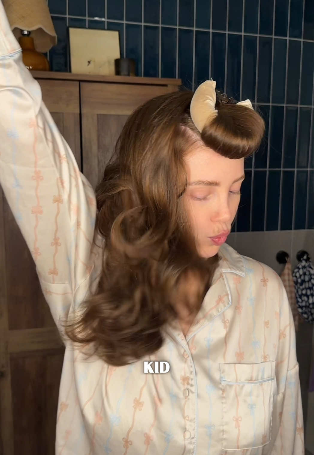 TikTok post by @imjamiestone for NOPALERA. Caption reads: [...] Cosmetics @Fenty Hair @Summer Fridays....