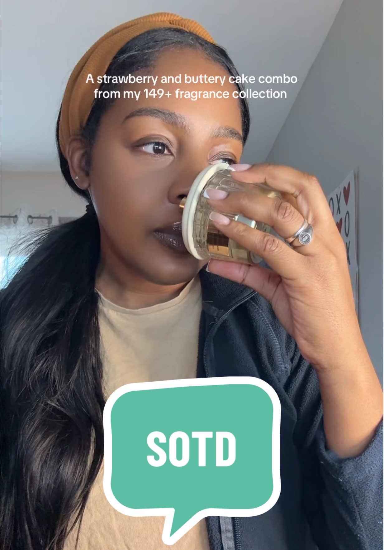 TikTok post by @karabadette for Canvas Beauty Brand. Caption reads: Wednesday’s SOTD! 🍓 🥧 @CANVAS BEAUTY BRAND @The....