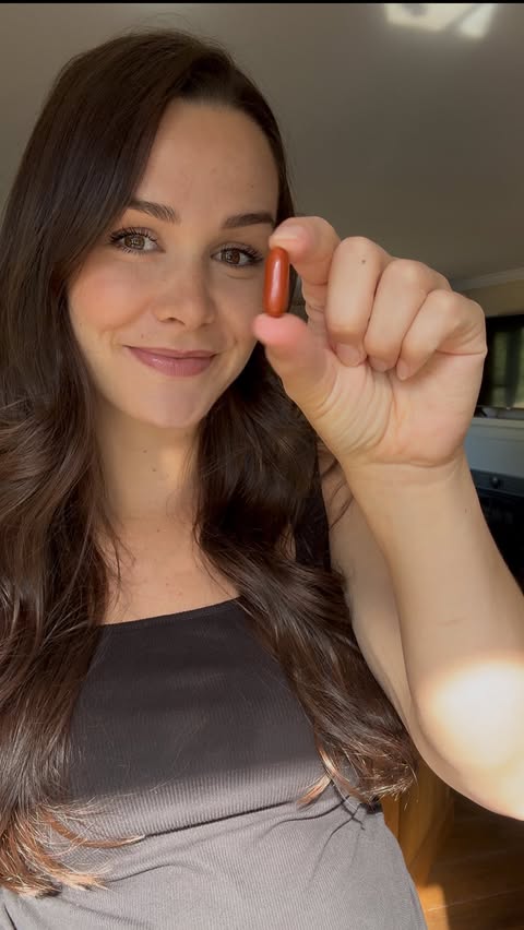 Instagram post by @alliehendrie_ for Jamieson Vitamins. Caption reads: The vitamin that does it all - for pregnancy and....