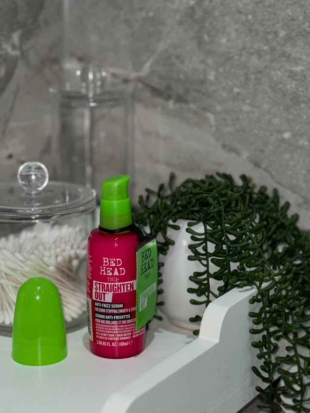 Instagram post by @z.home11 for Bed Head by TIGI. Caption reads: I’ve been using the bed head by TIGI straighten....