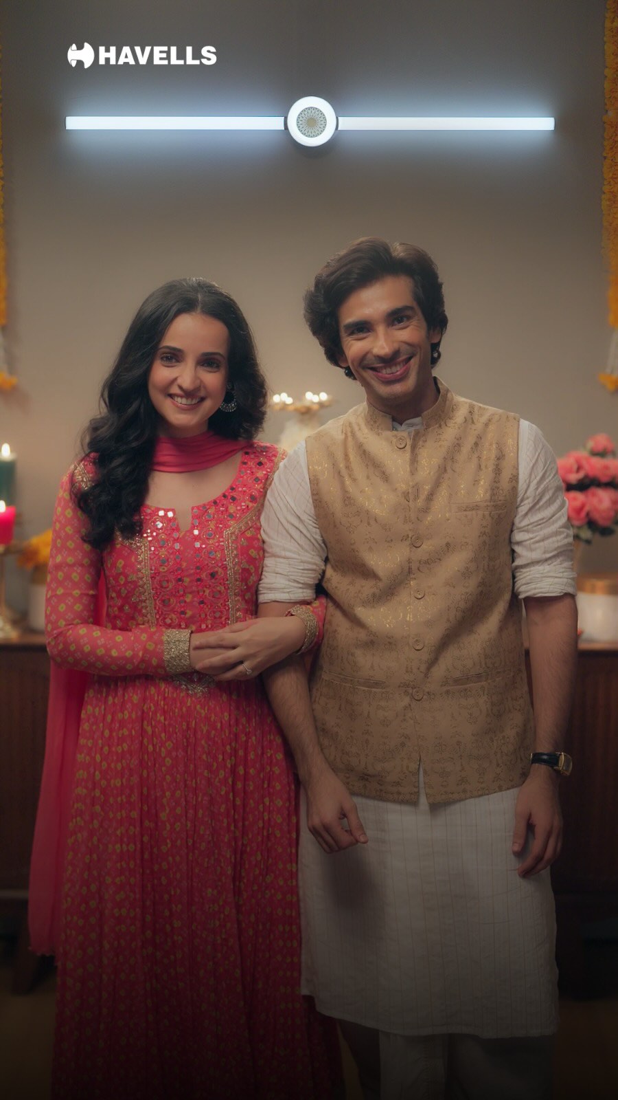 Instagram post by @itsmohitsehgal for Havells. Caption reads: Every festive setup needs that one....