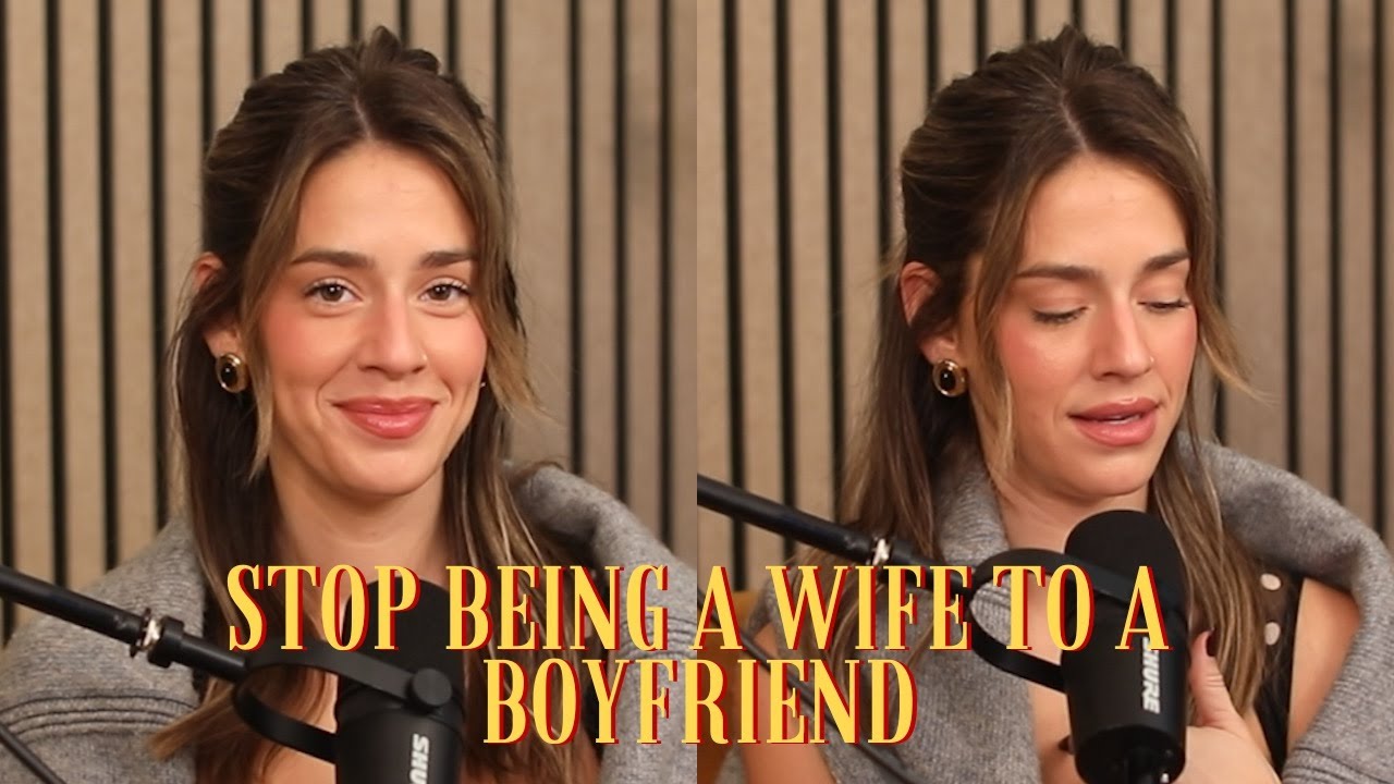 YouTube post by @ChristWithCoffeeOnIce for Hosanna Revival. Caption reads: stop being a wife to a boyfriend | Christ With....