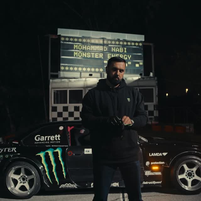 Instagram post by @mohammadnabi07 for Monster Energy. Caption reads: [...] your comfort zone! #UnleashTheBeast....