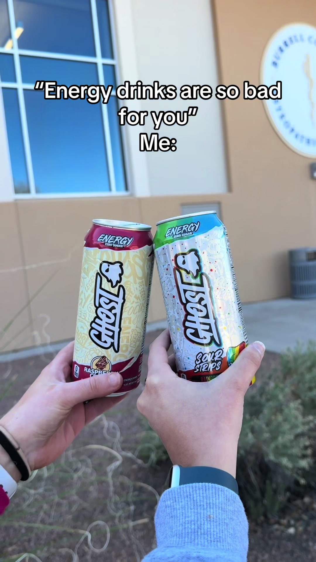 TikTok post by @lexi.boundas for GHOST® Energy. Caption reads: [...] for the spreadsheet @natalienacy @GHOST®....