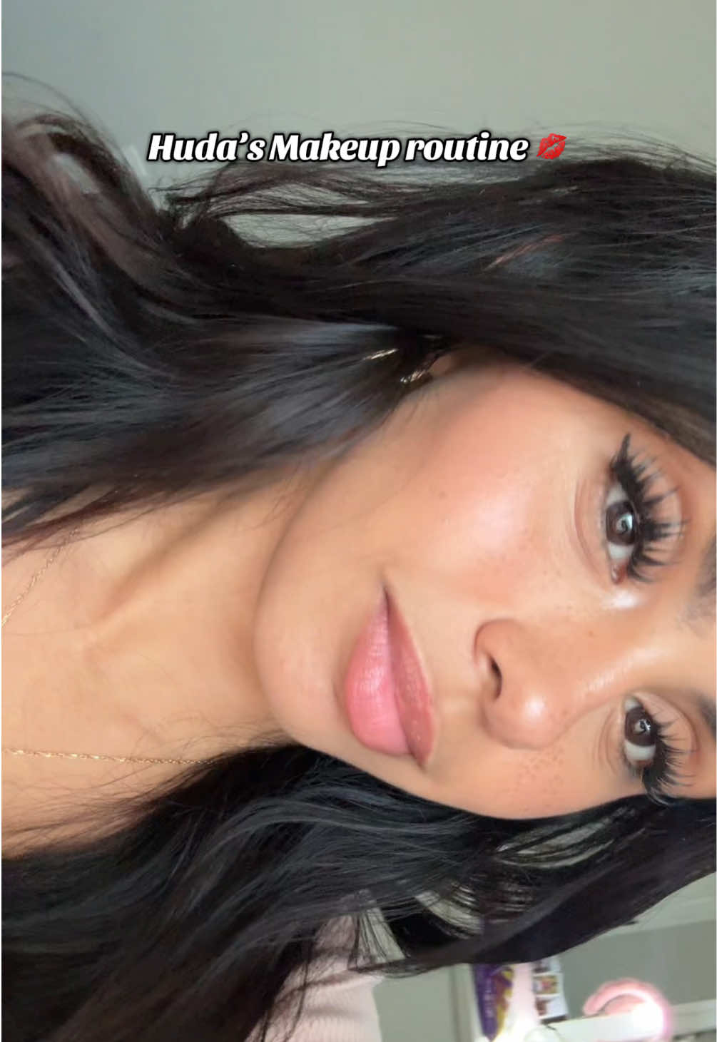 TikTok post by @meryamattia_ for VAVALASH. Caption reads: [...] Tilbury @NYX Professional Makeup @VAVALASHES....