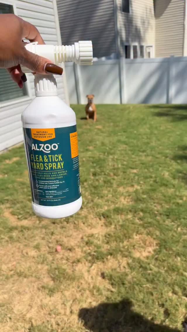 Instagram post by @alzoo_vet for Pupfluence. Caption reads: #Ad Thor & Bliss loves our backyard, so we use....
