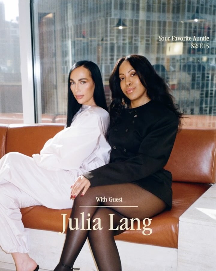 Instagram post by @julialang for Cash App. Caption reads: I had the honor to sit down with the wonderful....