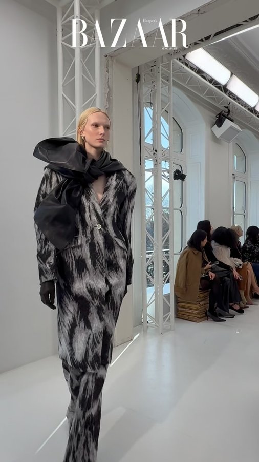 Instagram post by @kennieboy for Harper’s BAZAAR. Caption reads: The much-anticipated debut of #SarahBurton for....