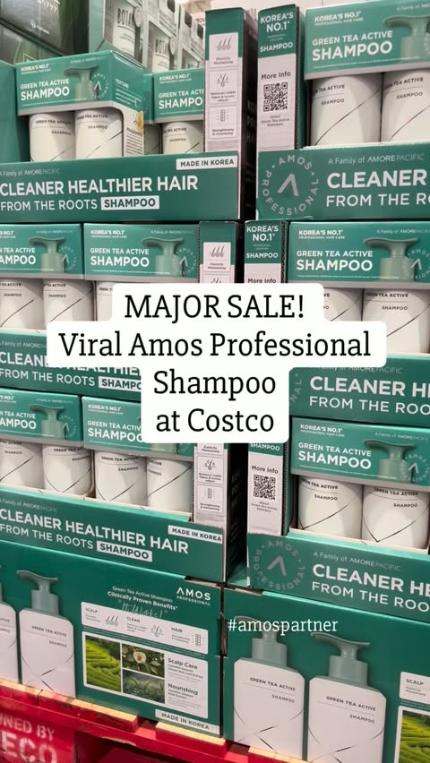 Instagram post by @discover.costco for AMOS Professional. Caption reads: [...] soon because it won’t last long!....