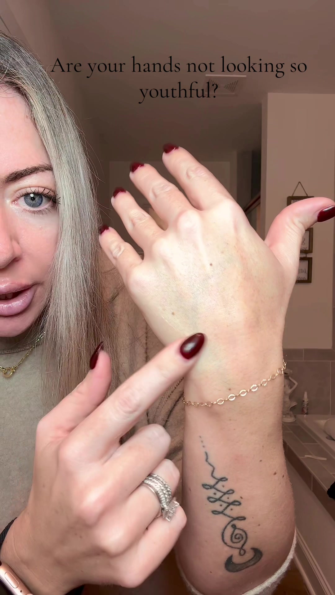 TikTok post by @nicole15xo for DRMTLGY. Caption reads: [...] #blackfridaydeals #retinol #skincare....