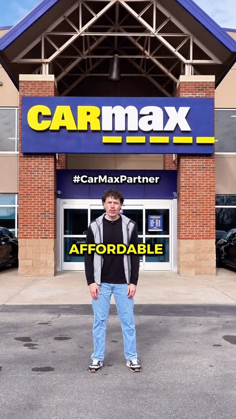 Instagram post by @moneycoachdave for CarMax. Caption reads: [...] How to Find a Used Car with Confidence....