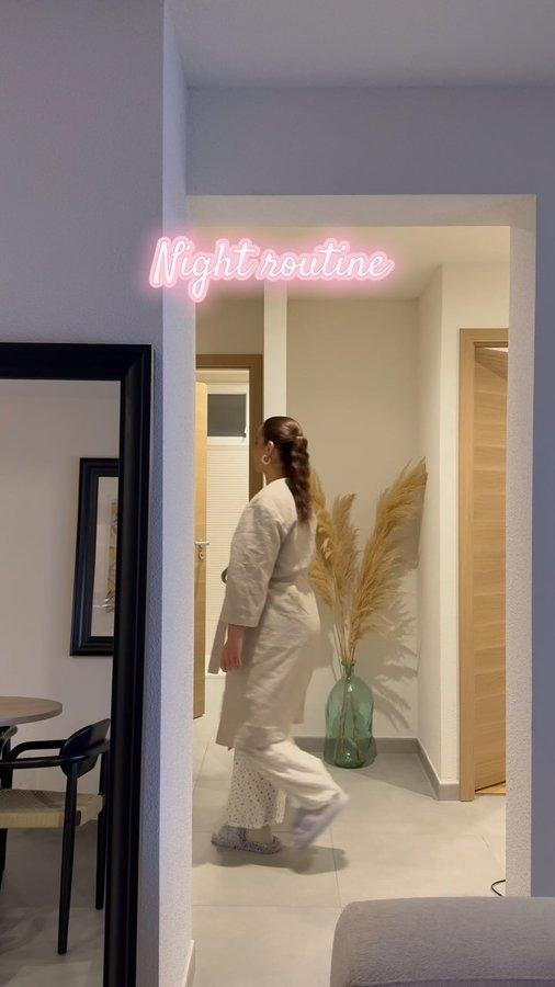 Instagram post by @kadouetso for Musc Intime. Caption reads: Code Promo ✨ SONIA10✨ 
*publicité

#nightroutine....